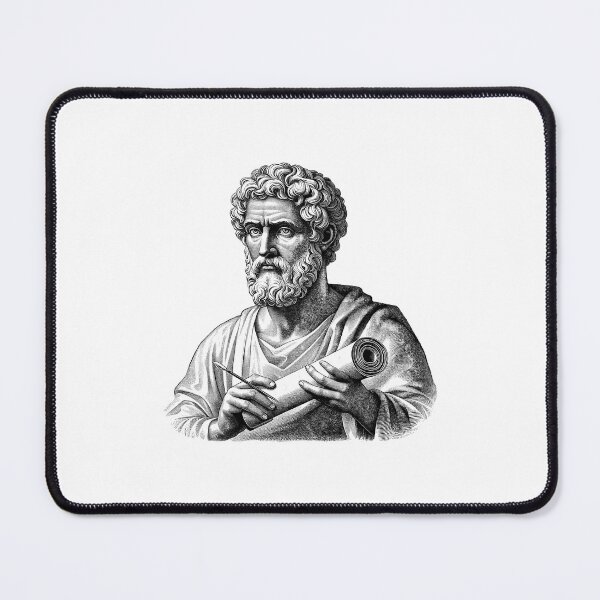 Item preview, Hippocrates Portrait Symbolizes Medical Progress designed and sold by NTGUILTY.
