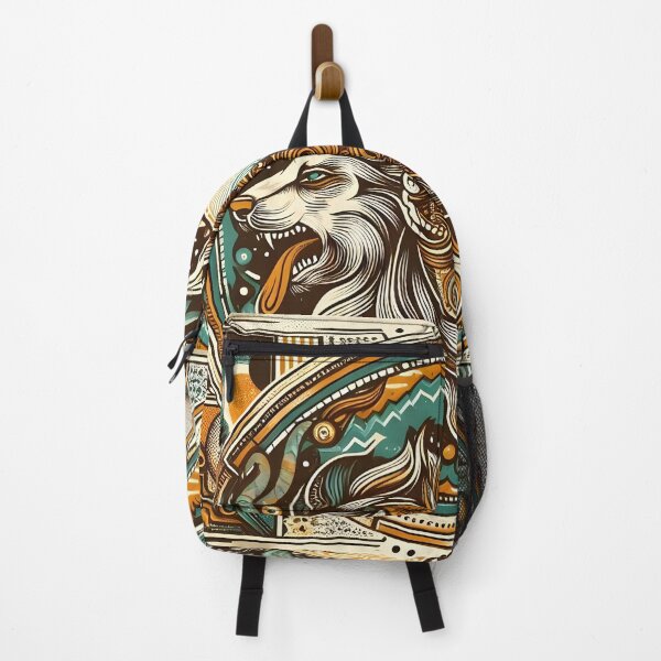 Item preview, Vintage Circular Design with Mythical Symbols and Psychedelic Patterns | Retro and Artistic Style designed and sold by ArteAnimal2020.