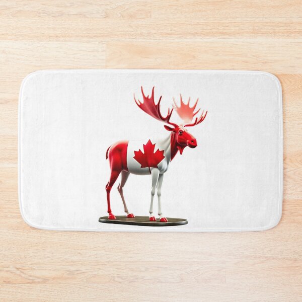 Item preview, Maple Leaf Patriotic Moose Canadian Flag -  Canada Proud  designed and sold by Smix Pixels.