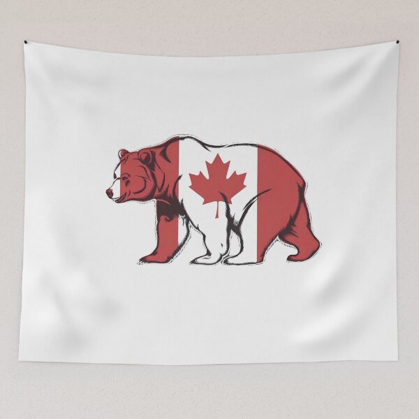 Item preview,  Maple Leaf Patriotic Moose Canadian Flag -  Canada Proud  designed and sold by Smix Pixels.