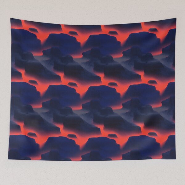 Item preview, Enchanted Mountains Radiance Abstract Texture designed and sold by patternicco.