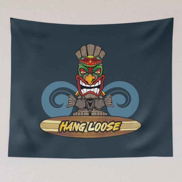 Item preview, Hang Loose Surf Tiki Shaka designed and sold by studioss76.