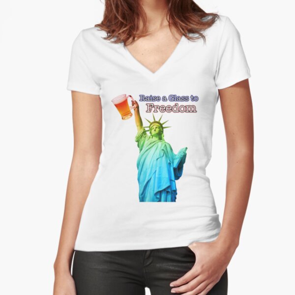 Fitted V-Neck T-Shirt