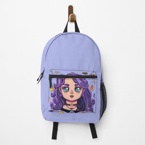 Item preview, Abigail Chibi Stardew Valley Fanart with her Favorite GIfts designed and sold by Savi Singh.