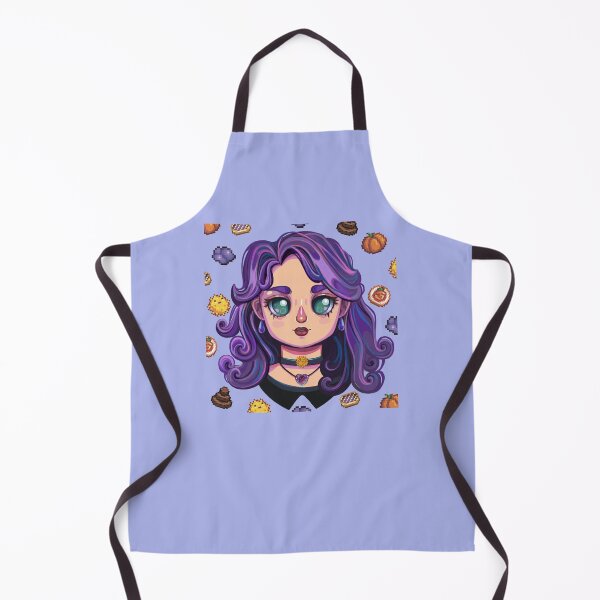Item preview, Abigail Chibi Stardew Valley Fanart with her Favorite GIfts designed and sold by Savi Singh.