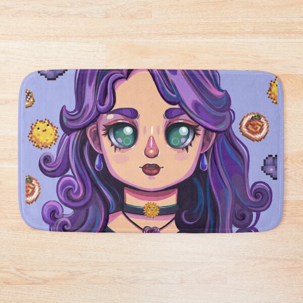 Item preview, Abigail Chibi Stardew Valley Fanart with her Favorite GIfts designed and sold by Savi Singh.