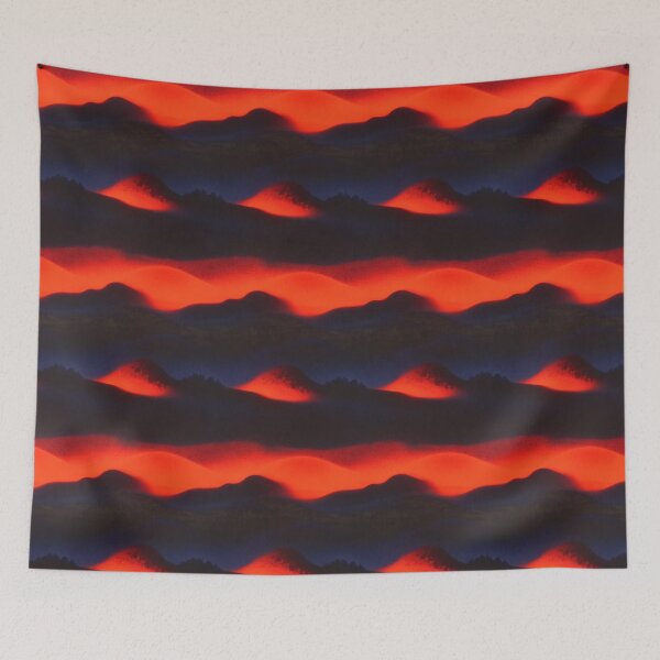 Item preview, Mountains Glowing Seamless Pattern designed and sold by patternicco.