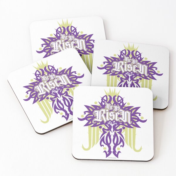 Item preview, He Is Risen! Tribal Cross Royal designed and sold by ArtWithImpact.