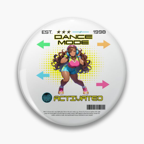 Item preview,  Dance Mode Activated – Retro Arcade DDR Inspired Design designed and sold by HoneyNutCrisis.