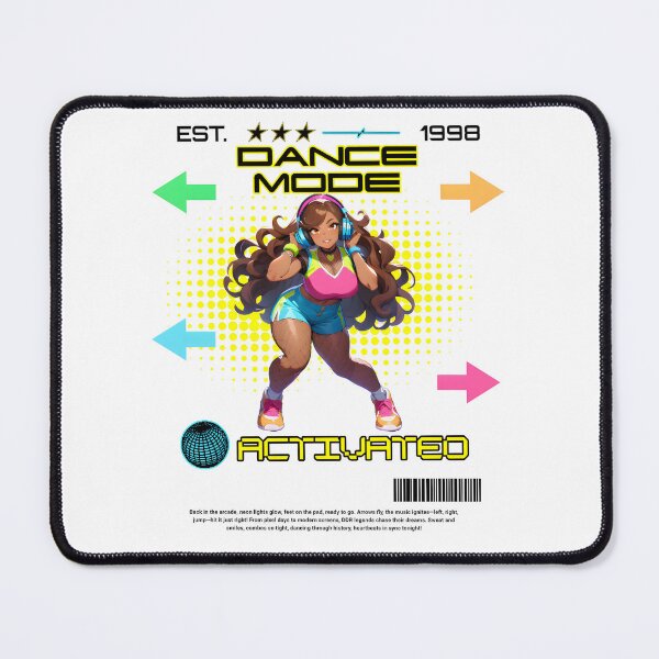 Item preview,  Dance Mode Activated – Retro Arcade DDR Inspired Design designed and sold by HoneyNutCrisis.