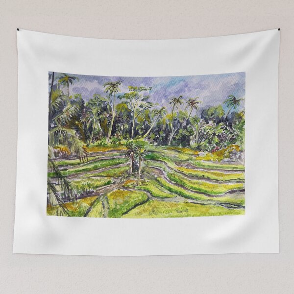 Item preview, Rice Terraces in the Rainforest designed and sold by ForsterDesign.