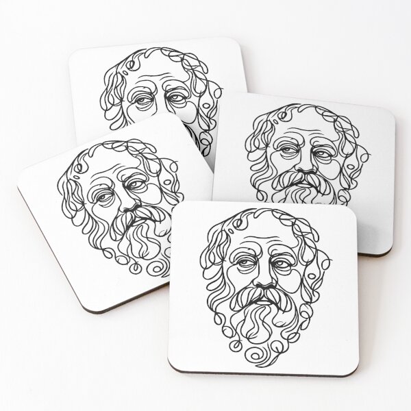 Item preview, Minimalist Socrates designed and sold by serendipitouspicks.