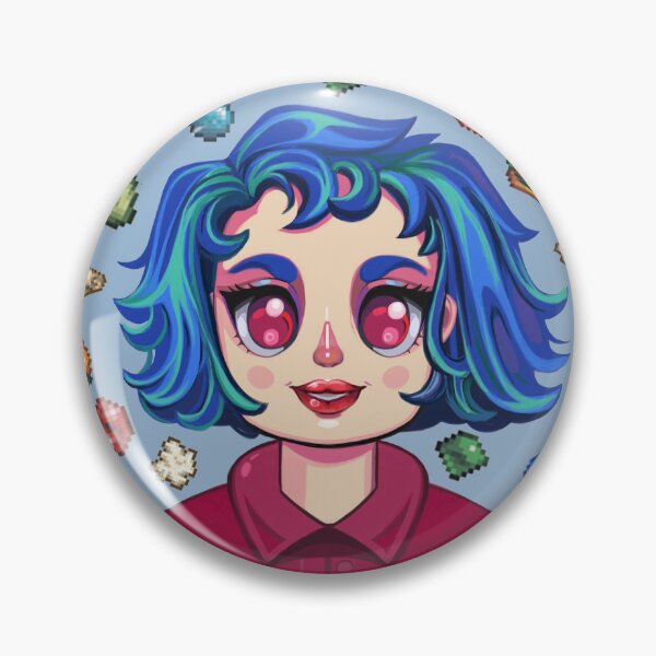 Item preview, Emily Chibi Stardew Valley Fanart with her Favorite GIfts designed and sold by Savi Singh.