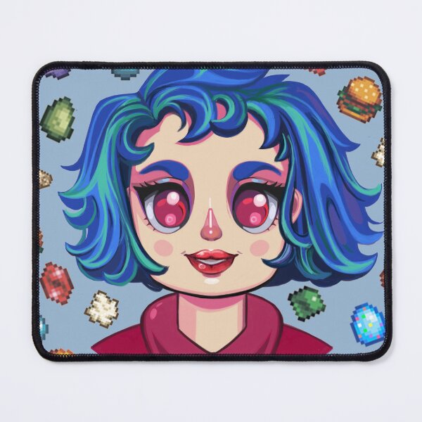 Item preview, Emily Chibi Stardew Valley Fanart with her Favorite GIfts designed and sold by Savi Singh.