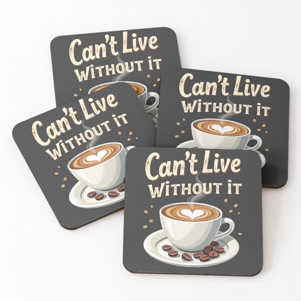 Item preview, Can't Live Without Coffee Love designed and sold by GealMosi Designs.