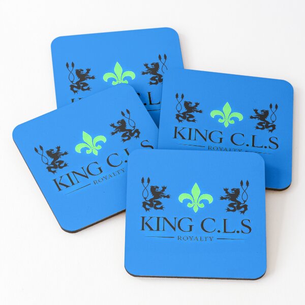 Item preview, King C.L.S Royalty Double Lion Fleur De Lis | Capri Blue | Black | Capri Green  designed and sold by Kingcls.