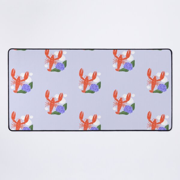 Item preview, Coastal New England Aesthetic | Lobster & Hydrangea Nautical Design designed and sold by Stickers by @molllyclare.
