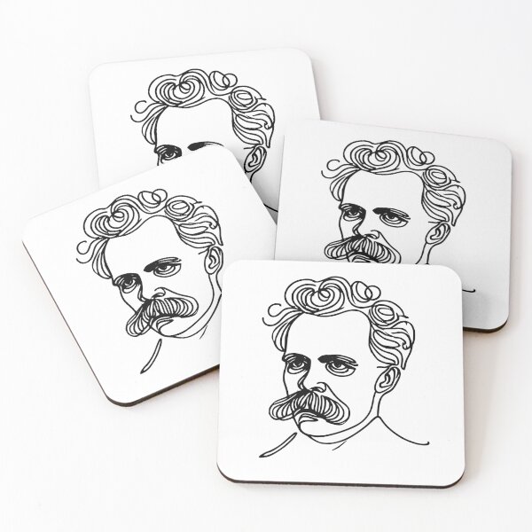 Item preview, Minimalist Friedrich Nietzsche designed and sold by serendipitouspicks.