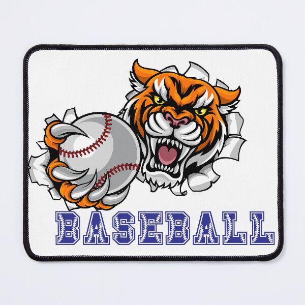 Item preview,  Fierce Tiger Baseball Logo – Dynamic Sports Design designed and sold by GoldPerl.