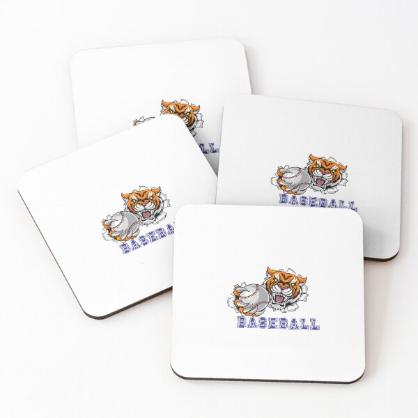 Item preview,  Fierce Tiger Baseball Logo – Dynamic Sports Design designed and sold by GoldPerl.