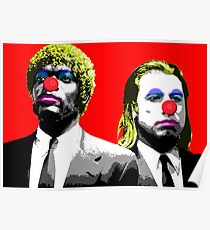 The clowns are coming to get you - Red Poster