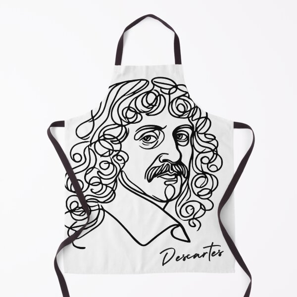 Item preview, Minimalist Rene Descartes (with name) designed and sold by serendipitouspicks.
