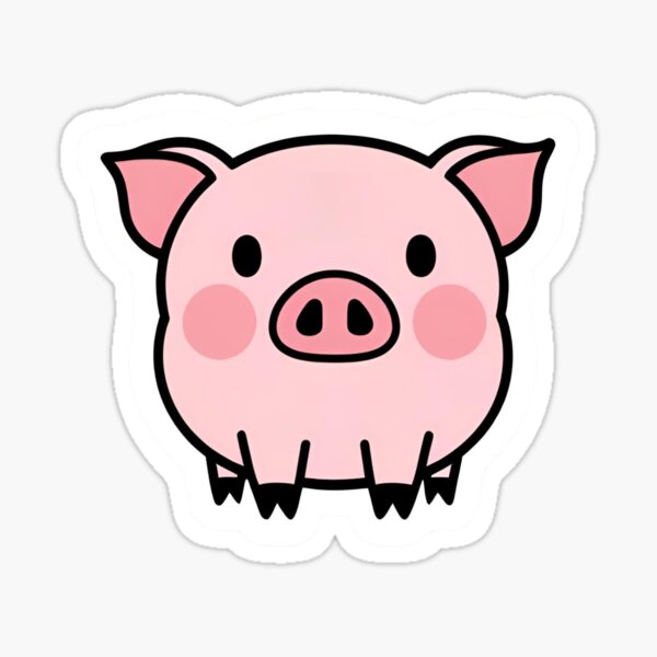 Item preview, cute pig designed and sold by Cute World.