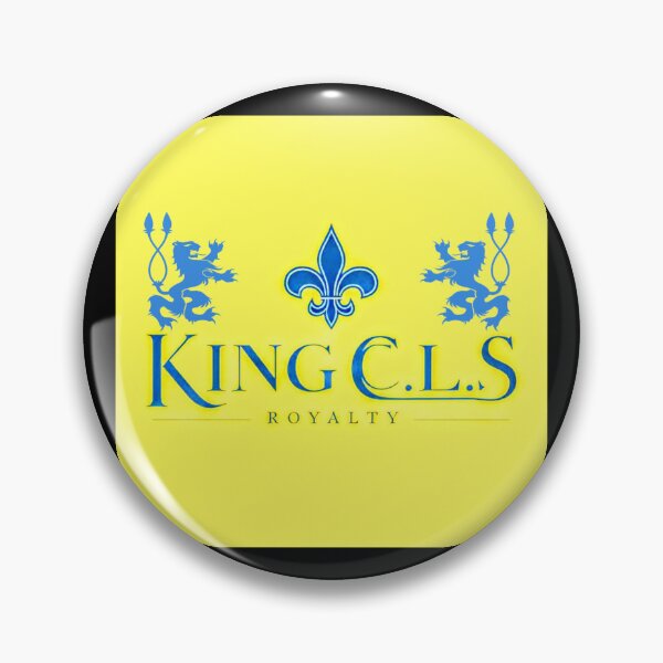 Item preview, King C.L.S Royalty Double Lion Fleur De Lis | Banana Yellow | Royal Blue | Light Royal Blue  designed and sold by Kingcls.