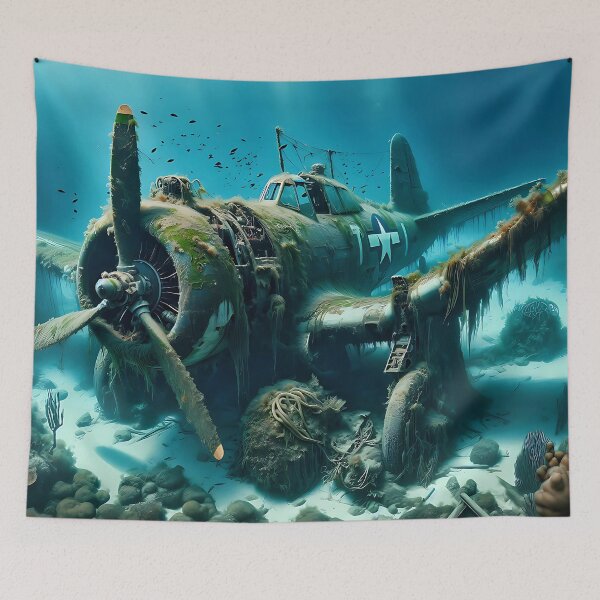 Item preview, Sunken airplane designed and sold by CreativeGorillas.