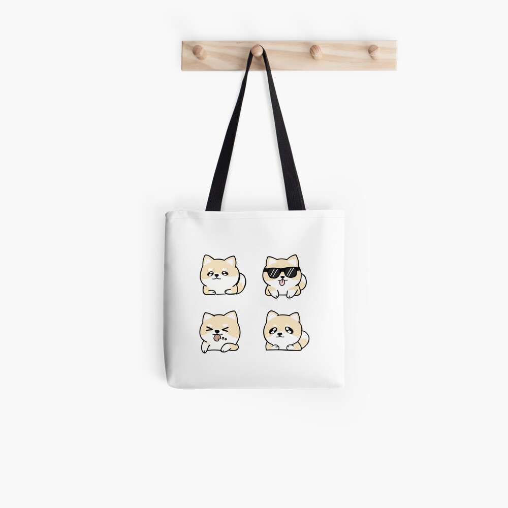 Vista previa del artículo con la obra «Bolsa estampada de tela», diseñado y vendido por stickersbyalyx.