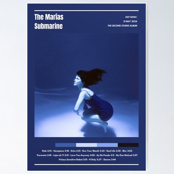 Item preview, The Marias - "Submarine" designed and sold by NeedPosters?.