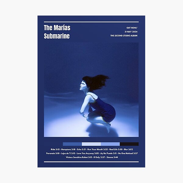 Item preview, The Marias - "Submarine" designed and sold by NeedPosters?.