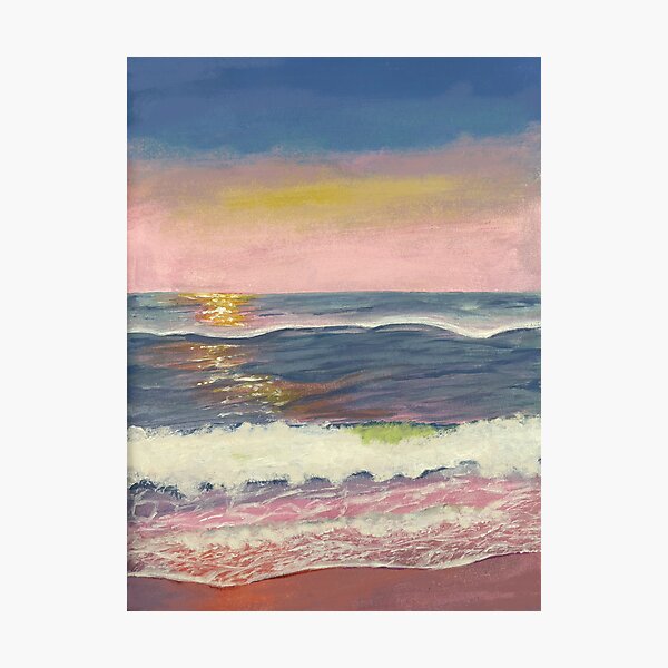Vista previa del artículo con la obra «Rosa puesta de sol», diseñado y vendido por wwinter_art.