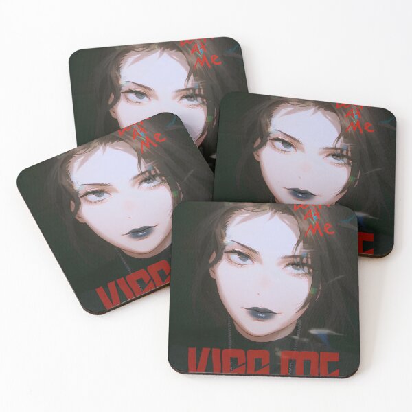 Item preview, "Cyber Noir Kiss – Dark Aesthetic Poster" designed and sold by SetSumi.