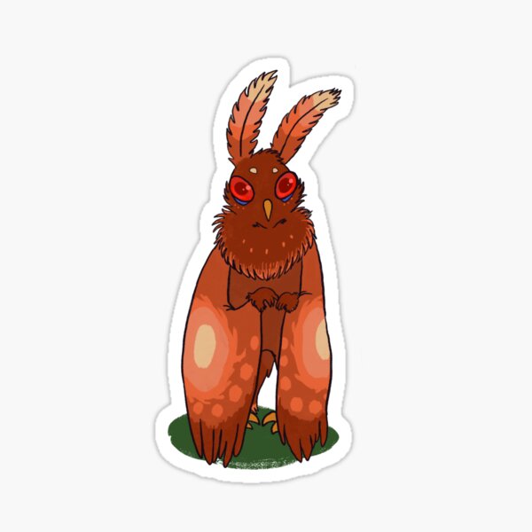 Artikel-Vorschau von Mothman; das süßeste Kryptid, designt und verkauft von quokkabear.