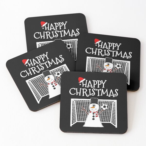 Item preview, Christmas Soccer Player Football Snowman Goalkeeper Xmas designed and sold by GabrieSketcham.