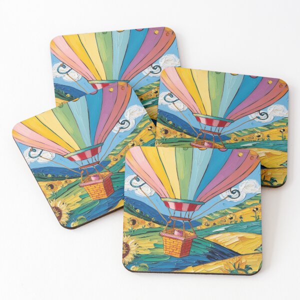 Item preview, Vangogh inspired Hot Air Balloon  designed and sold by Tayrenstars.