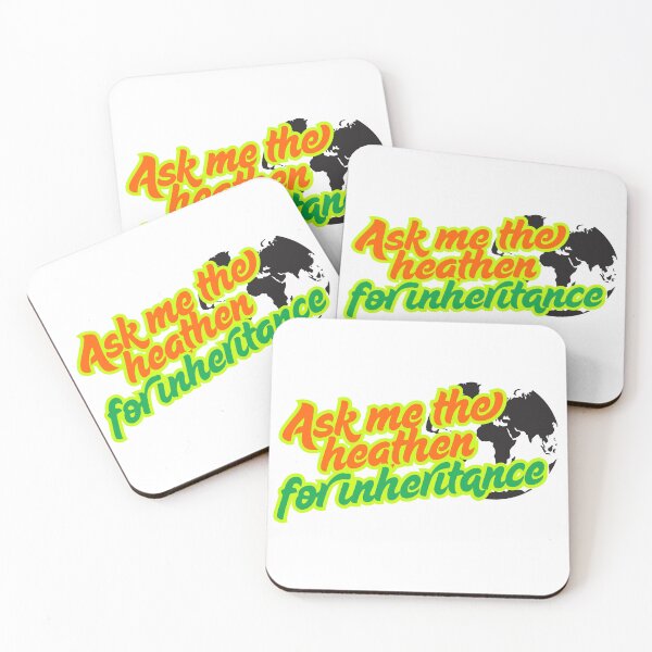 Item preview, Ask me the heathen for inheritance, derived from Psalm 2:8 designed and sold by Faithloveshop.