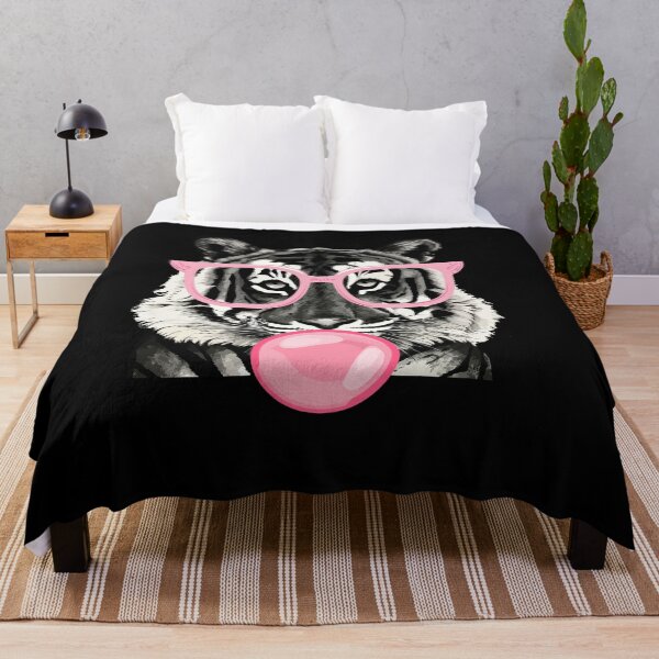Item preview, Cute Tiger Face Wild Animal Wearing Pink Sunglasses designed and sold by Dressed For  Duty.