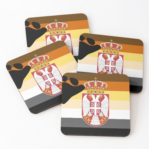 Item preview, Serbia Gay Bear Pride Flag designed and sold by WokeBespoke.