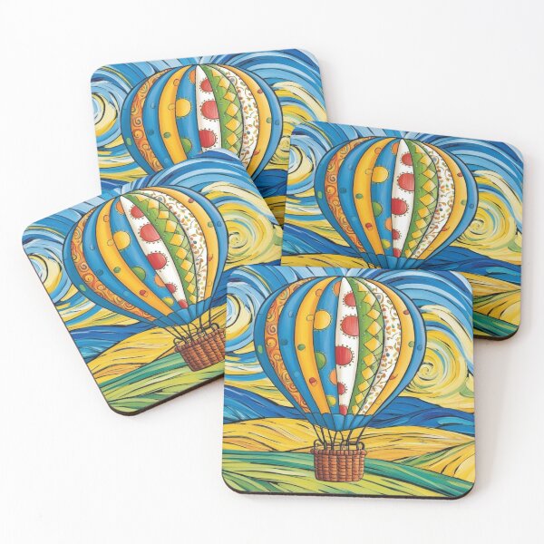Item preview, Vangogh inspired Hot Air Balloon  designed and sold by Tayrenstars.