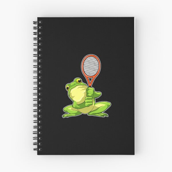 Item preview, Frog At Tennis With Tennis Racket designed and sold by miaa-artistshop.
