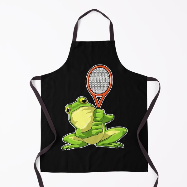 Item preview, Frog At Tennis With Tennis Racket designed and sold by miaa-artistshop.