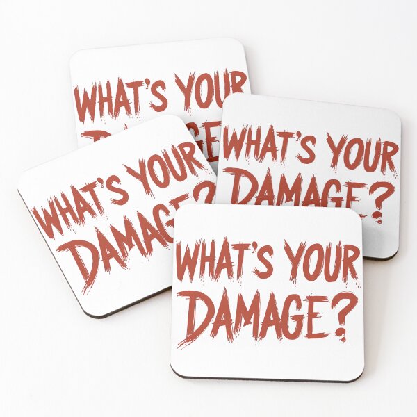 Item preview, What's Your Damage? designed and sold by ThreeFrenchies.