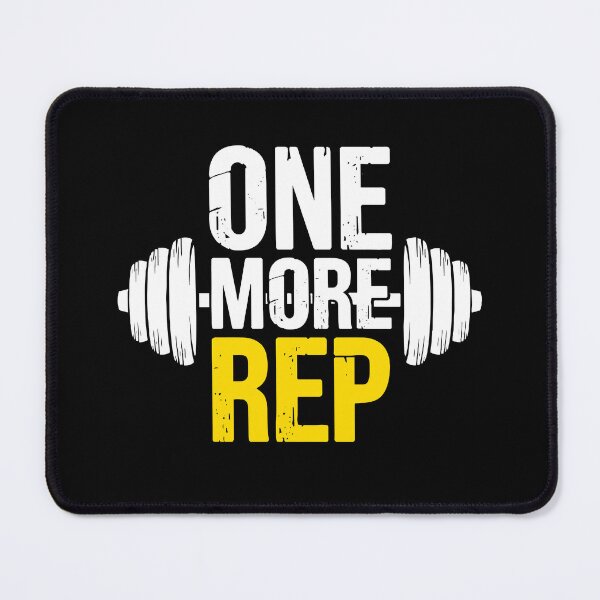 Item preview,  One More Rep Fitness Motivational Gym Humor designed and sold by smartrocket.