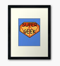 Super Geek Framed Print