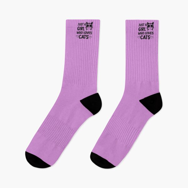 Item preview, Just a Girl Who Loves Cats. Funny Cat Quote. Cat Lover Gift. Cat Lovers Idea designed and sold by DesignHouse07.