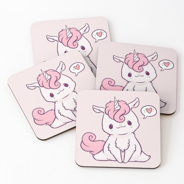 Item preview, Kawaii and Shy Unicorn designed and sold by MakersFolly.