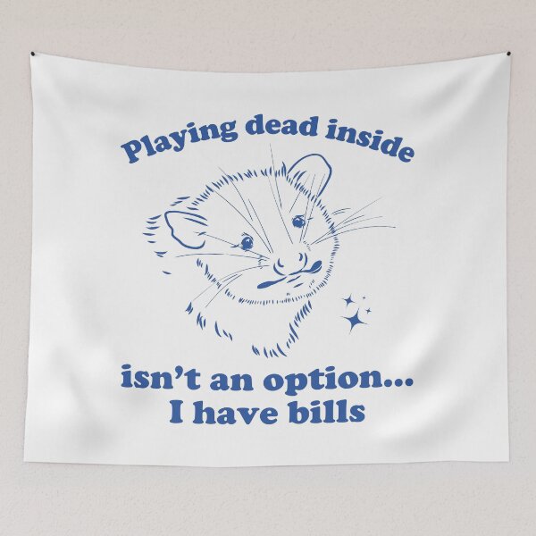 Item preview, Playing dead possum designed and sold by Chaos Haven.