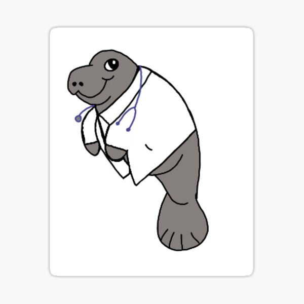 Item preview, Doctor Manetee  designed and sold by G’s Doodles.